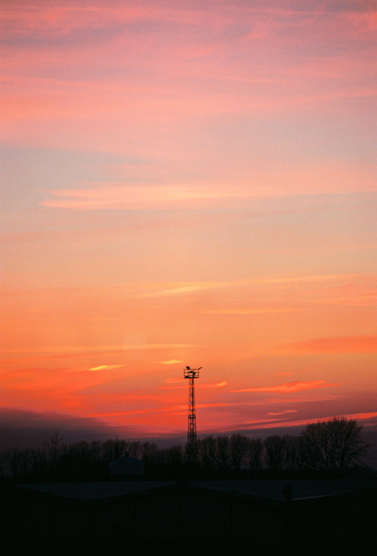 Farben des Sonneunterganges