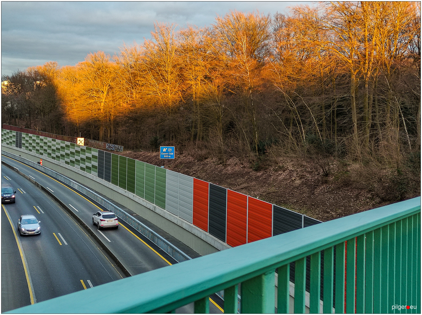 Farben einer Autobahn