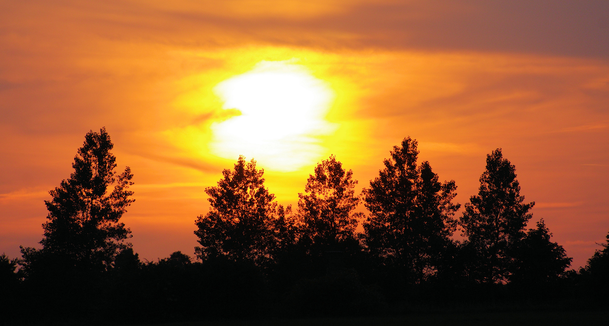 Farben eines Sonnenuntergangs