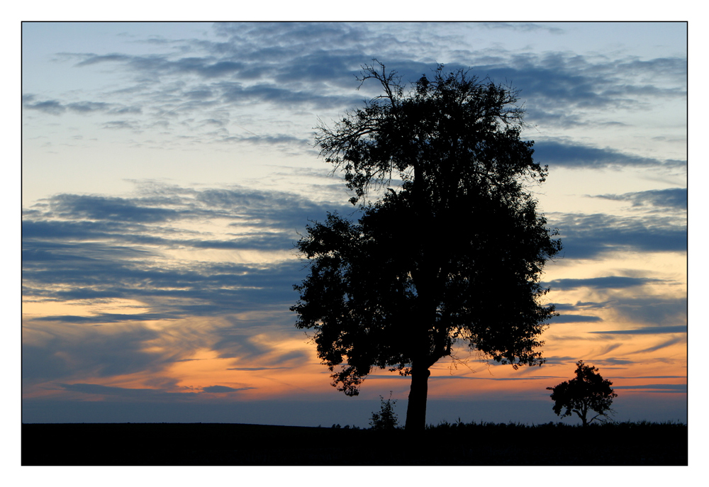 Farben eines Spätsommerabends