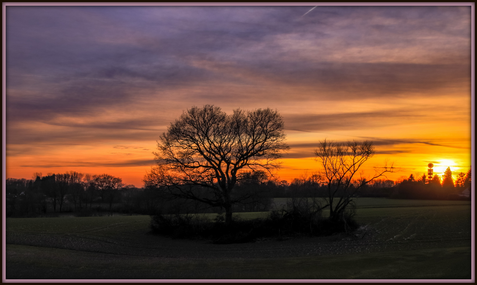 Farben im Sonnenuntergang