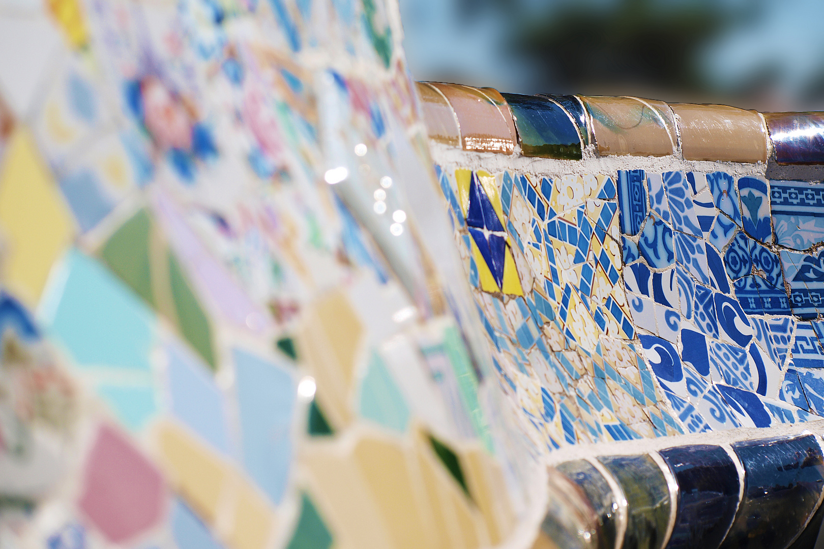 Farben in Barcelona - Park Güell