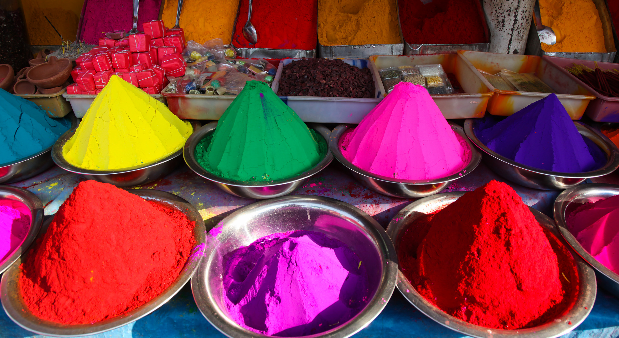 Farben-Markt in Mysore