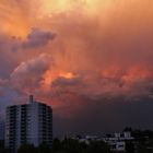 "Farben-Stunde" am Abend- und Wolkenhimmel