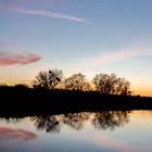 Farben während der Blauen Stunde