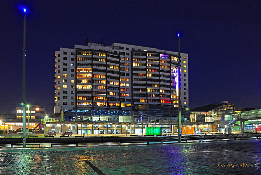 Farbenfrohe Weihnachtsgrüße aus Bremerhaven