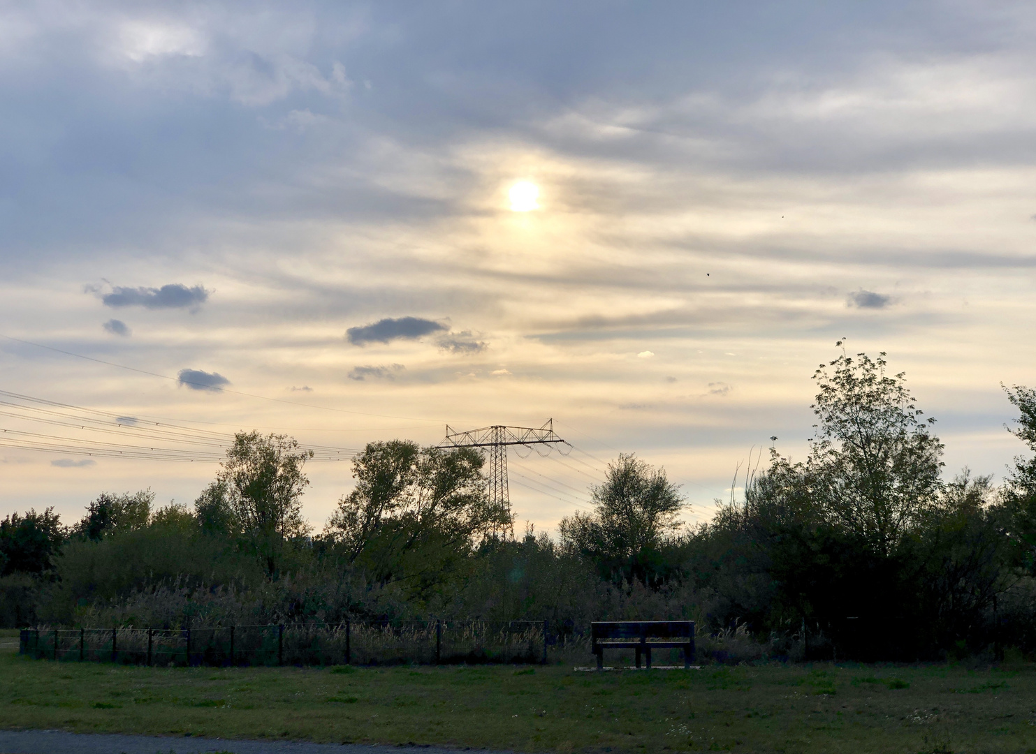 Farbenfroher Sonnenuntergang