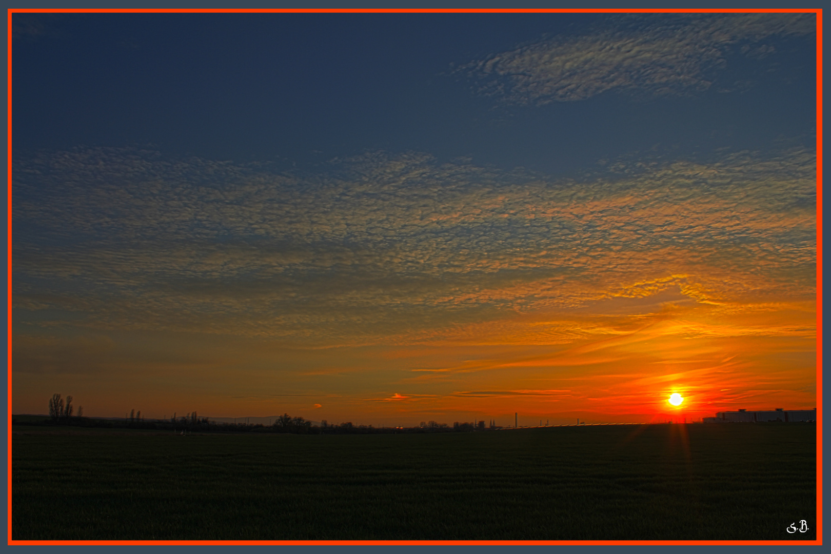 Farbenfroher Untergang