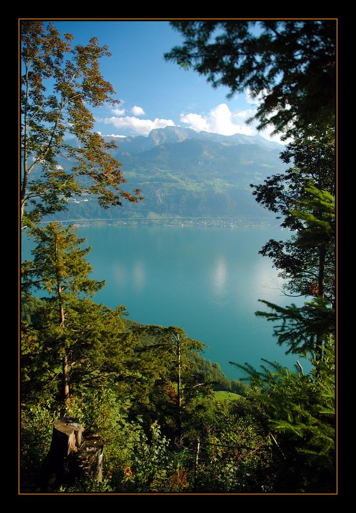 Farbenfroher Vierwaldstättersee