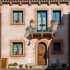 Farbenfrohes Haus auf Sardinien