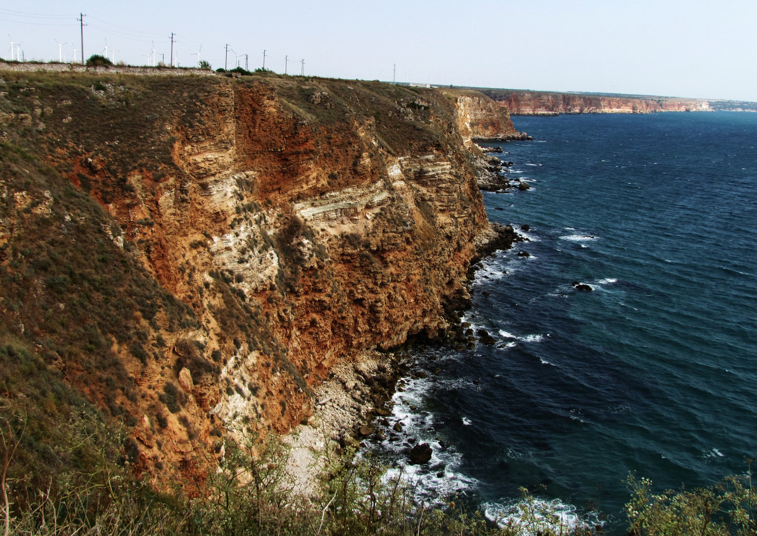 Farbenfrohes Kliff