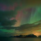 Farbenfrohes Lichterspektakel am Himmel Lofotens