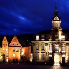 Farbenfrohes Schwäbisch Hall bei Nacht