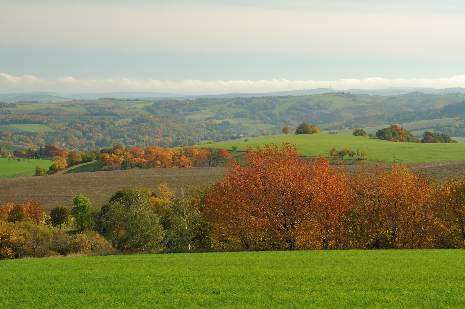 Farbenfrohes Vorgebirge