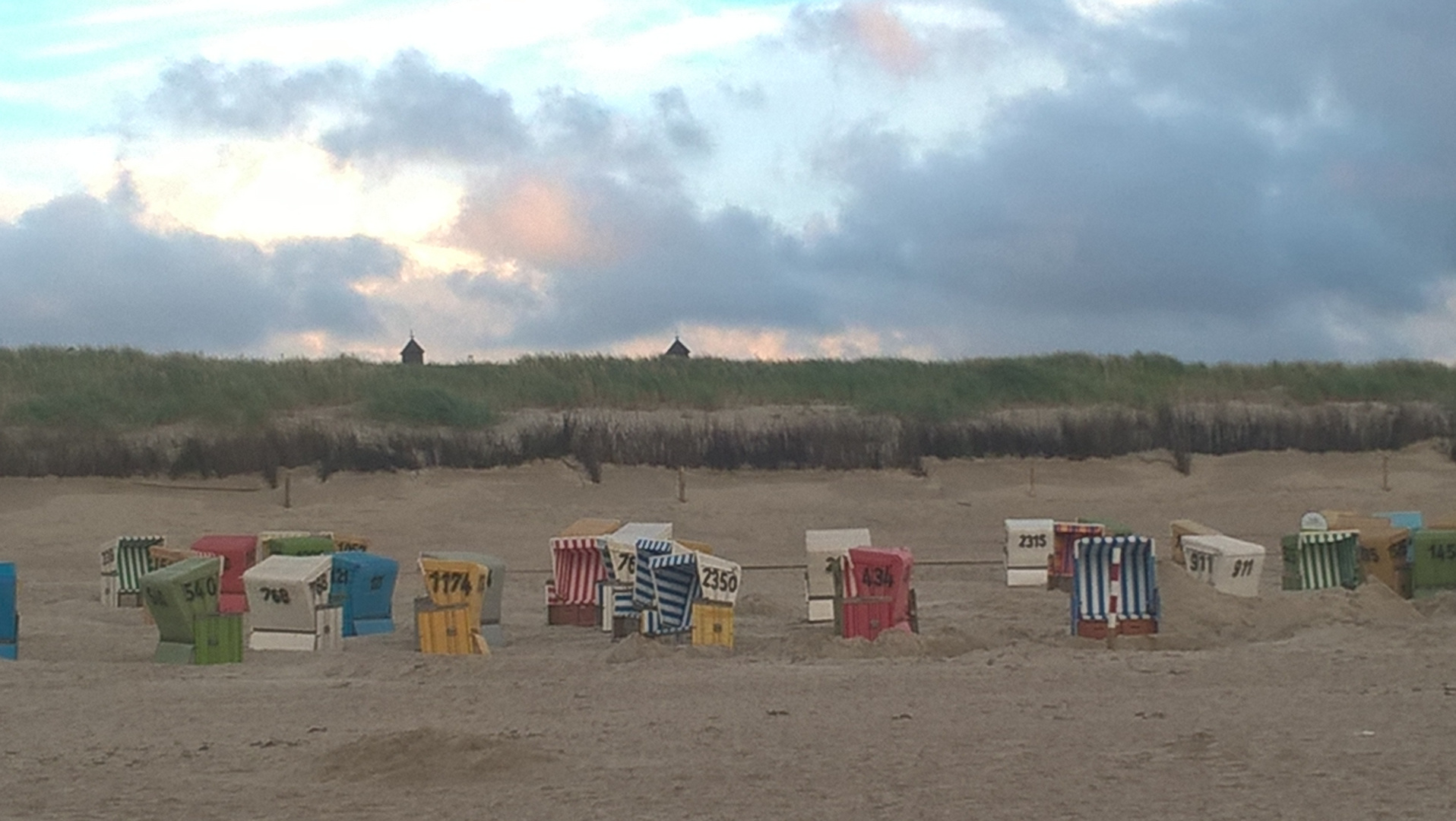 Farbenhimmel am Strand 