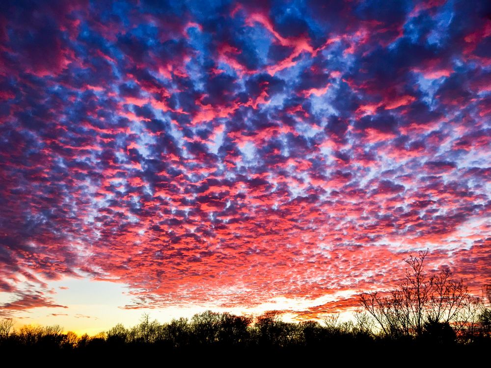 Farbenmeer am Himmel