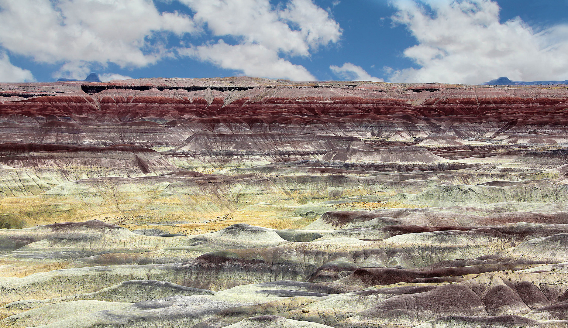 Farbenprächtige Badlands