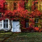 Farbenprächtige Fassade 