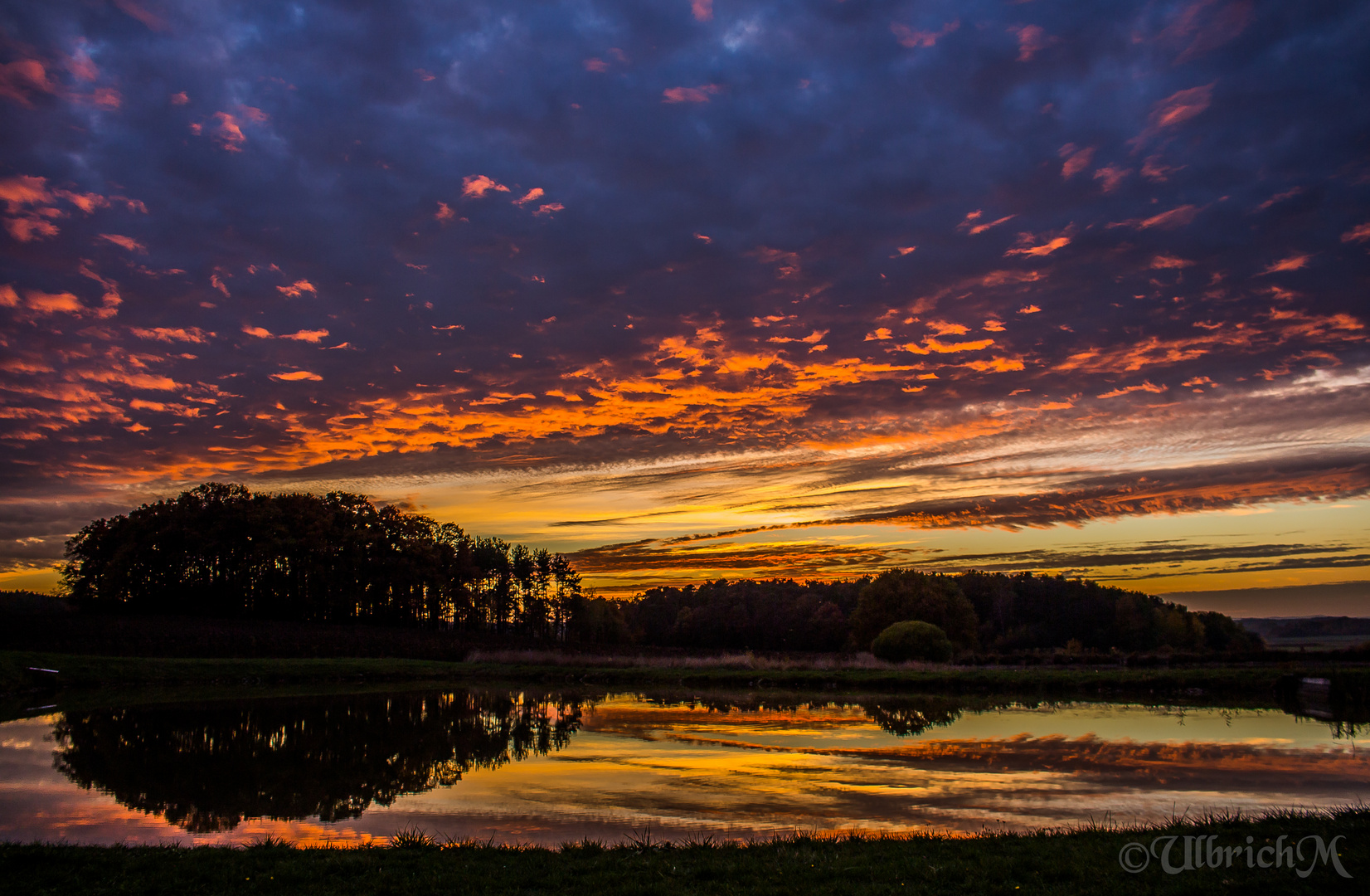 Farbenprächtiger Sonnenuntergang