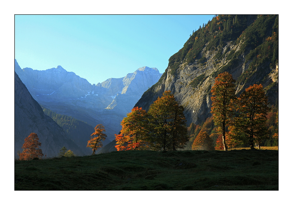 Farbenrausch am großen Ahornboden