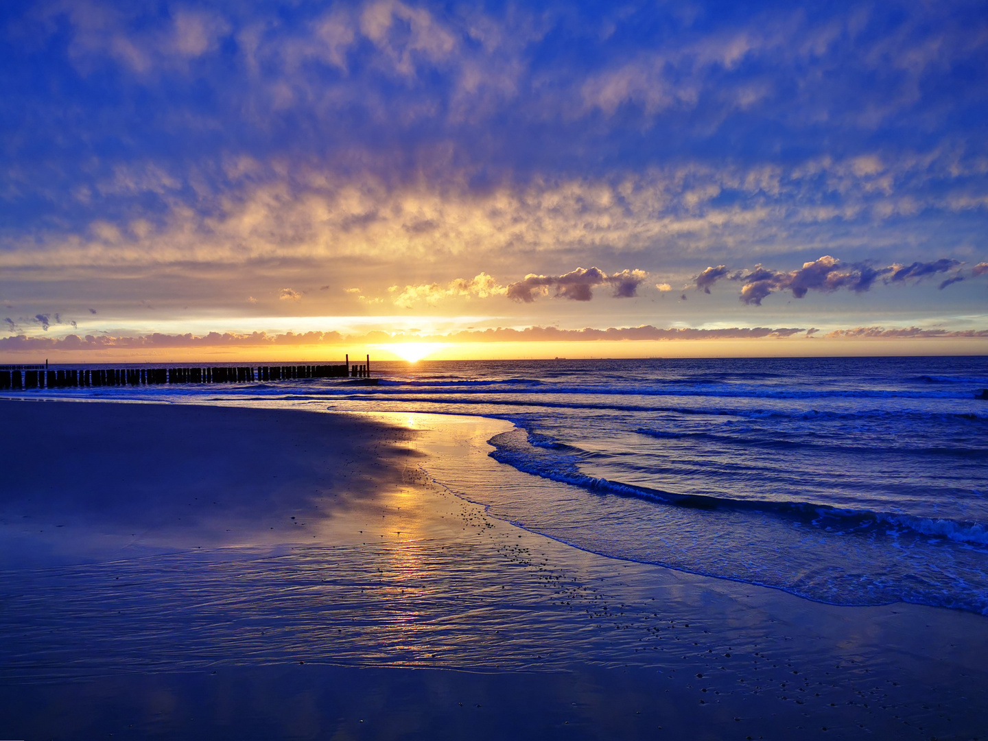 Farbenspiel am Domburger Strand