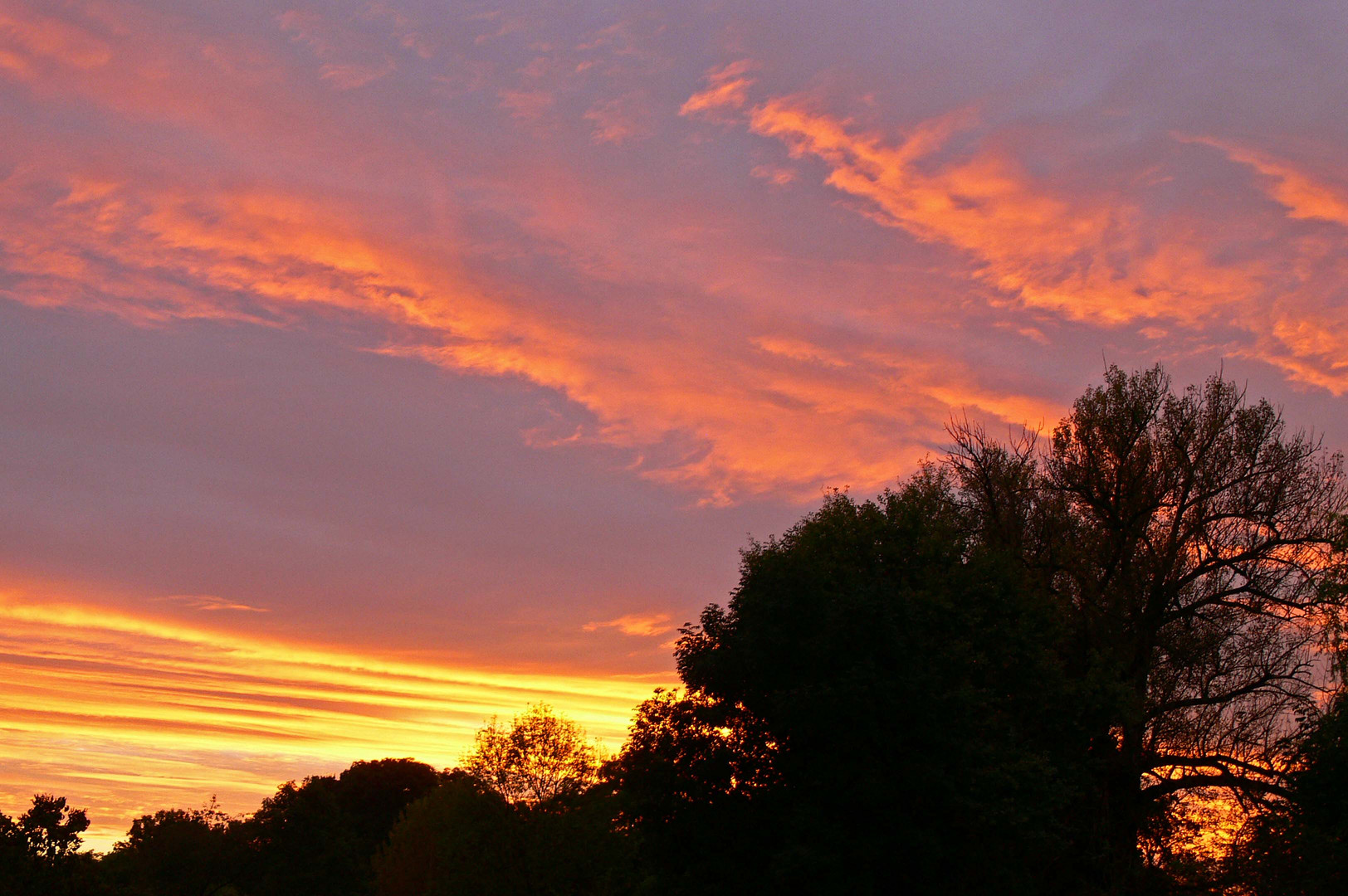 Farbenspiel am Himmel