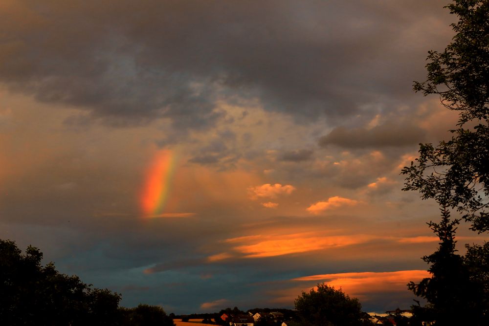 Farbenspiel am Himmel