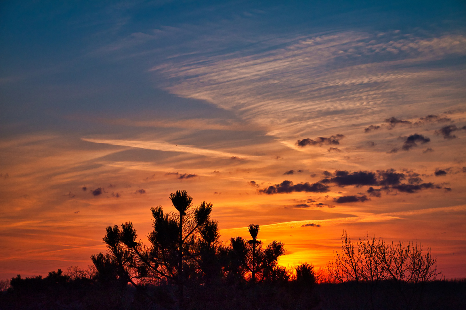 Farbenspiel am Himmel