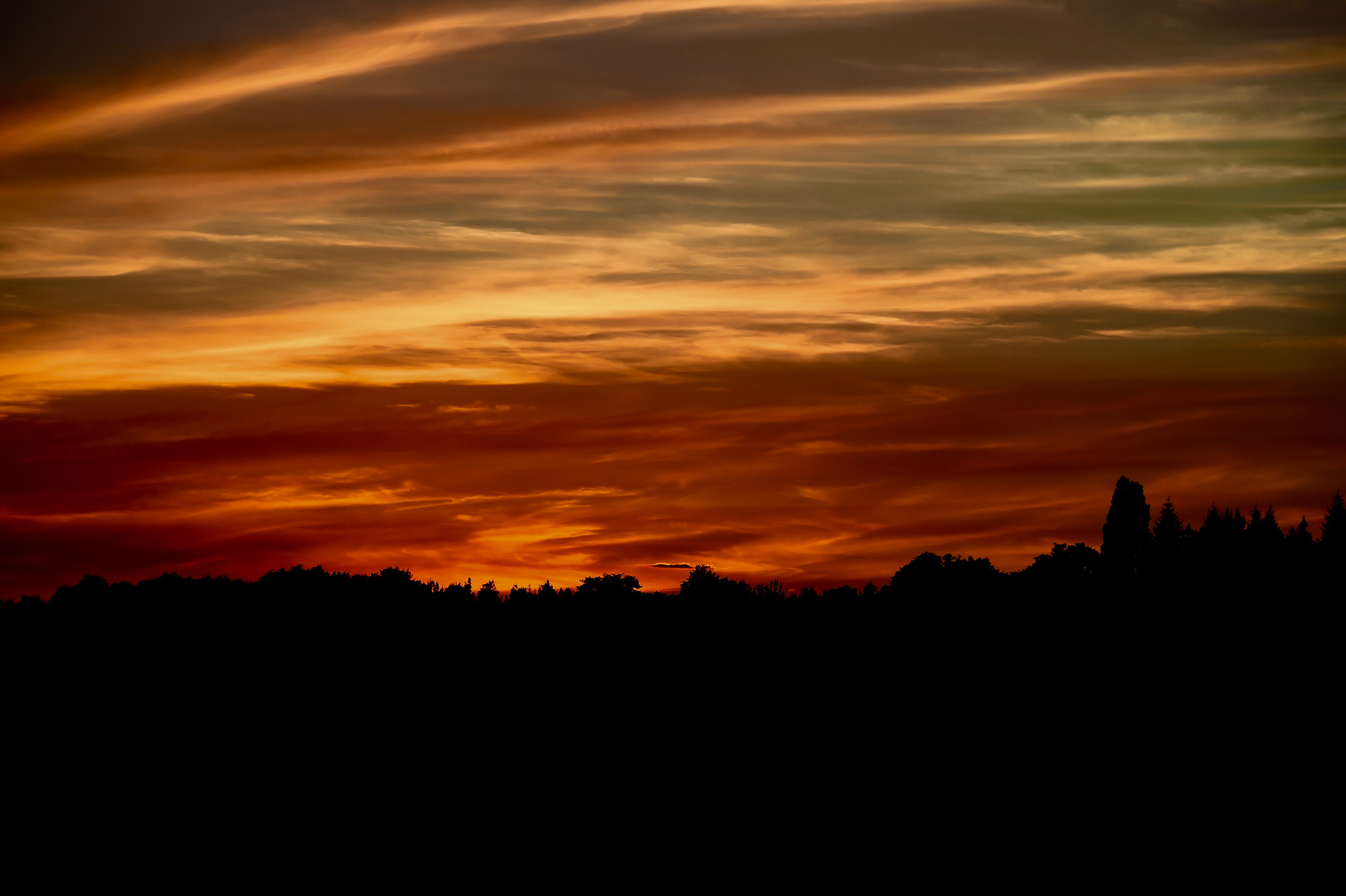 Farbenspiel am Himmel