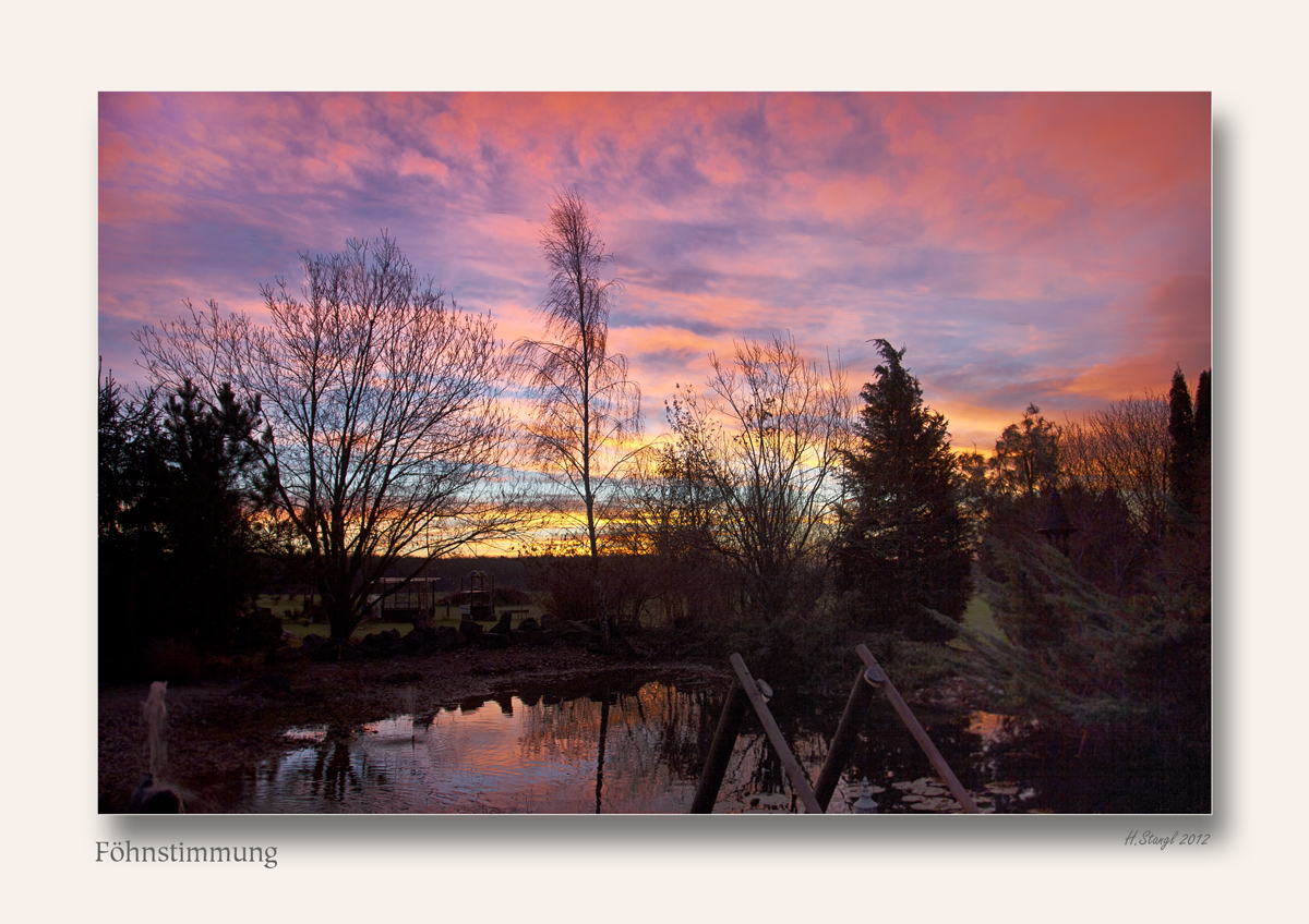 Farbenspiel am Himmel