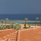 Farbenspiel am Sinai nach einem Hagelunwetter