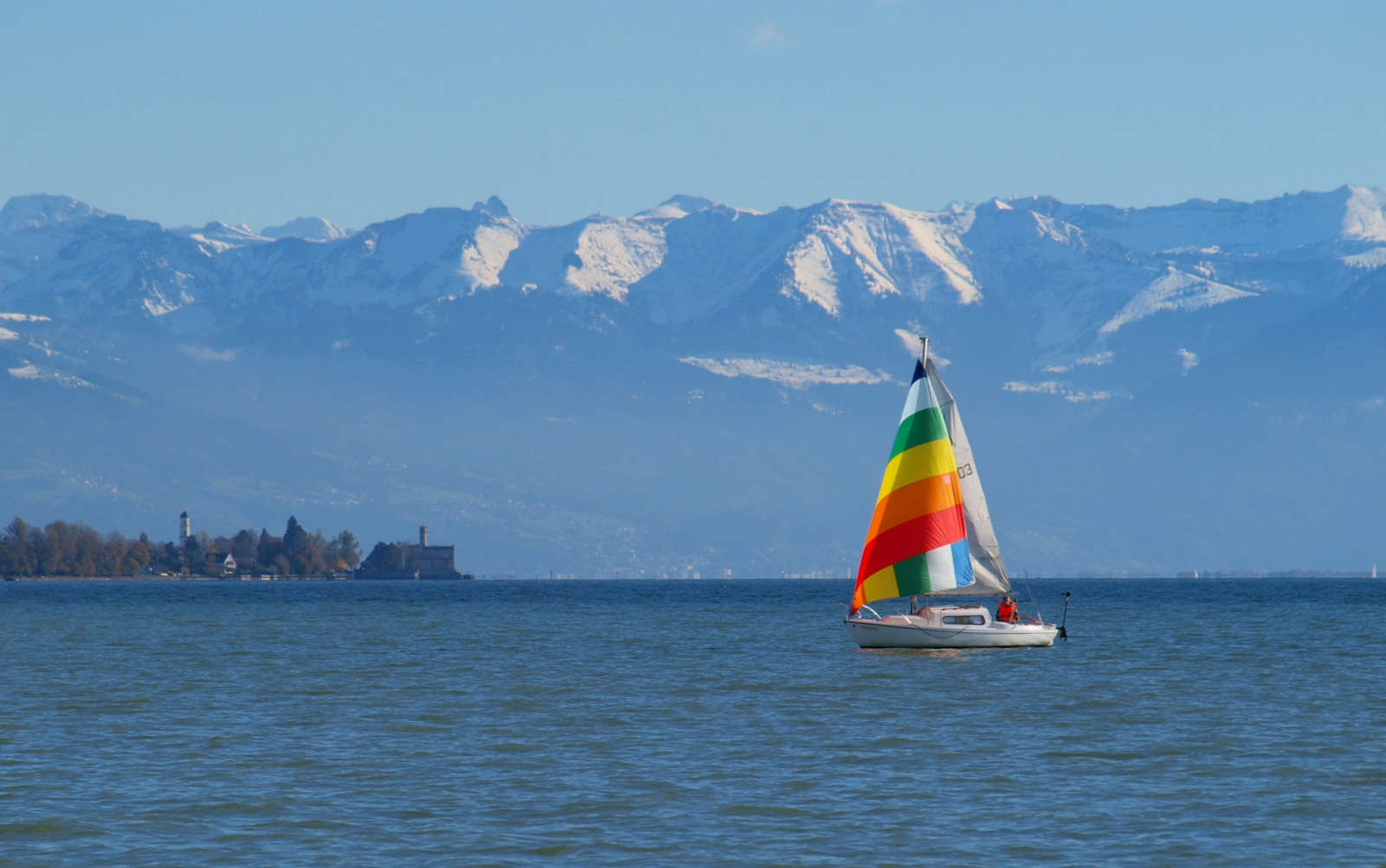 Farbenspiel auf dem Bodensee