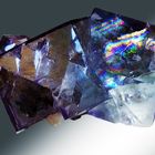 Farbenspiel im Fluorit Kristall