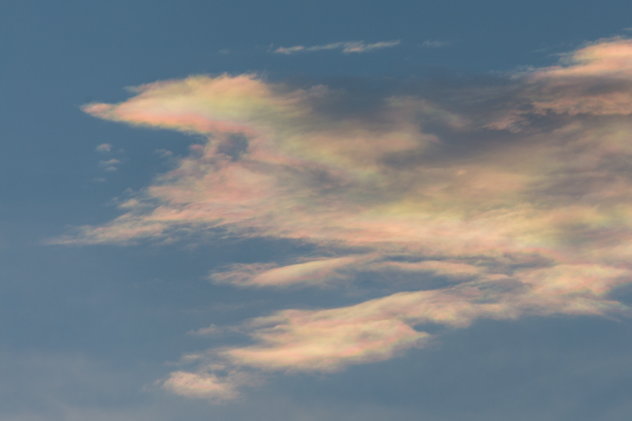 Farbenspiel in den Wolken