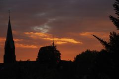 Farbenspiel in den Wolken