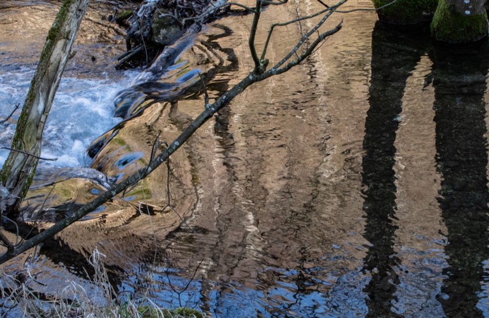 Farbenspiel in der Spiegelung