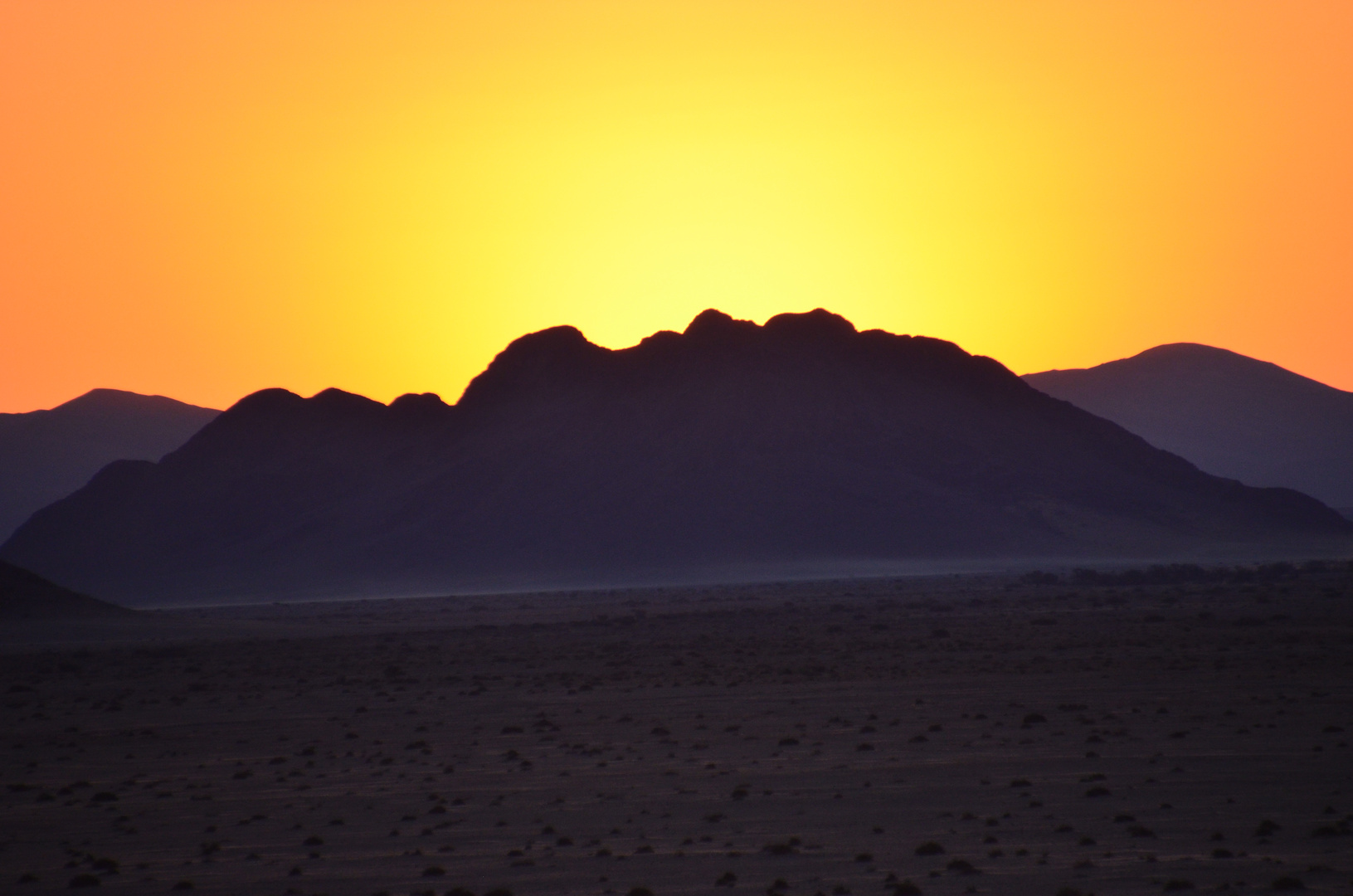 Farbenspiel in der Wüste