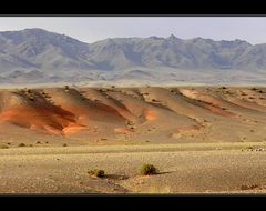 Farbenspiel in der Wüste Gobi