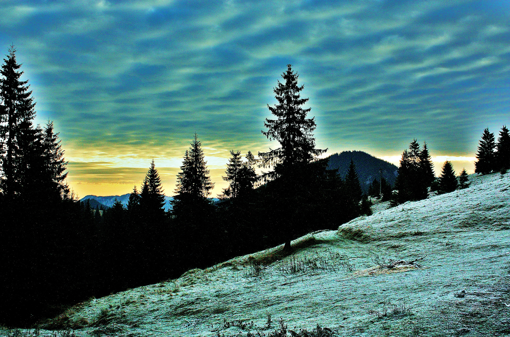 Farbenspiel , Landschaft in den Karpaten