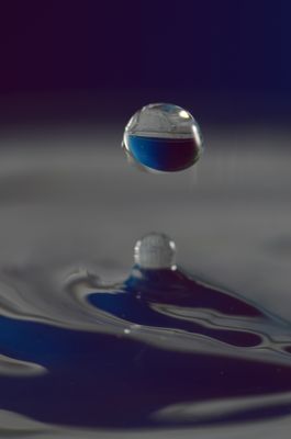 Farbenspiel mit Tropfen