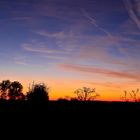 Farbenspiel zum Sonnenuntergang