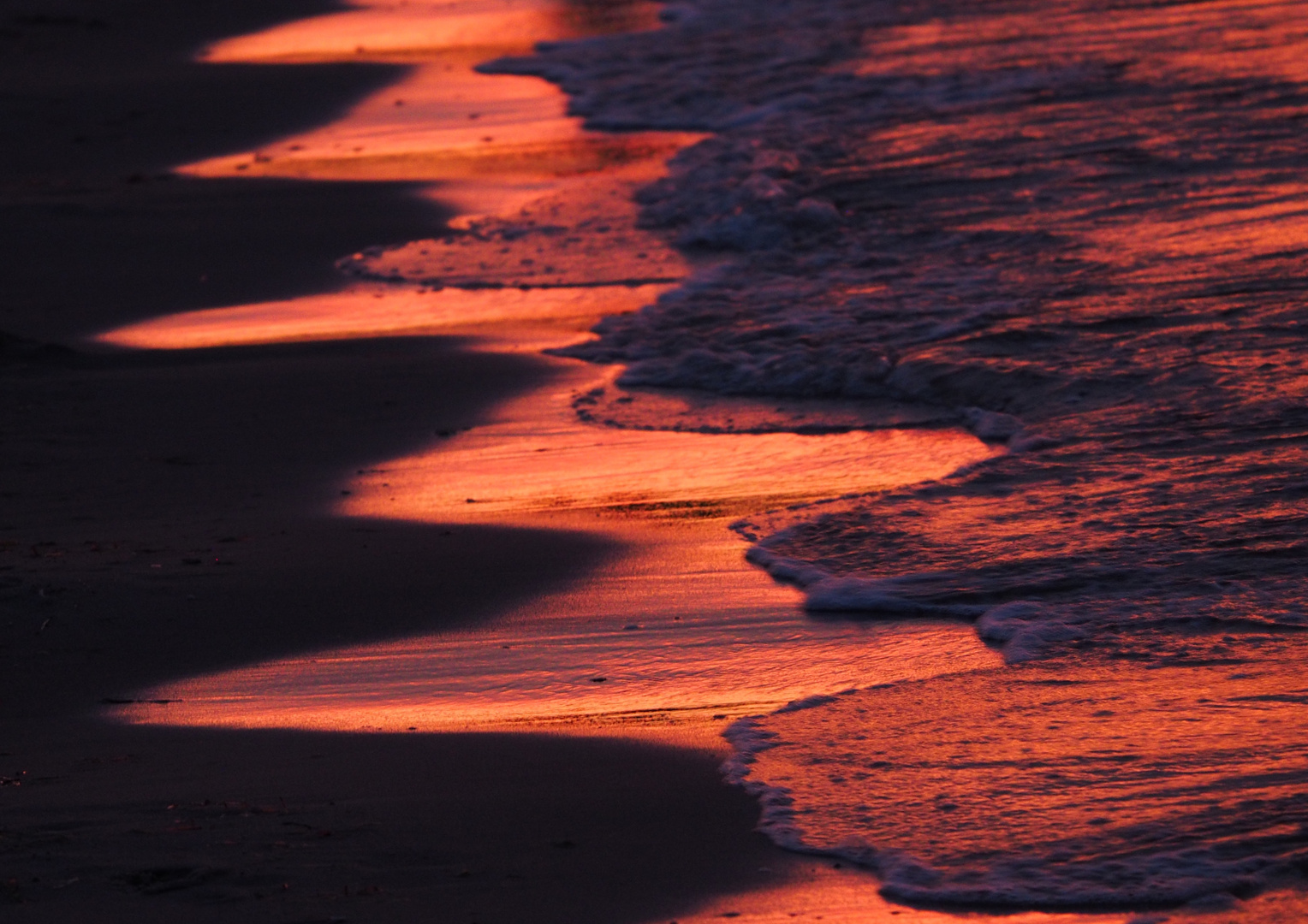 Farbexplosionen am Strand