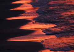 Farbexplosionen am Strand