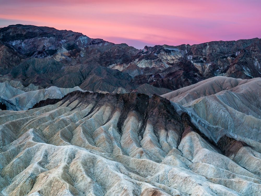 farbige Badlands