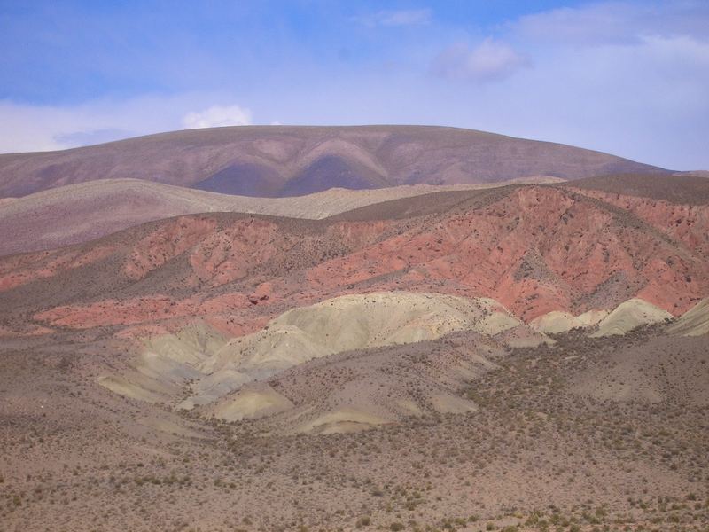 Farbige Berge in Purmamarca