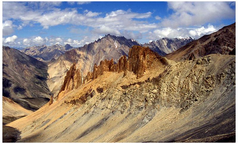 Farbige Berge in Zanskar