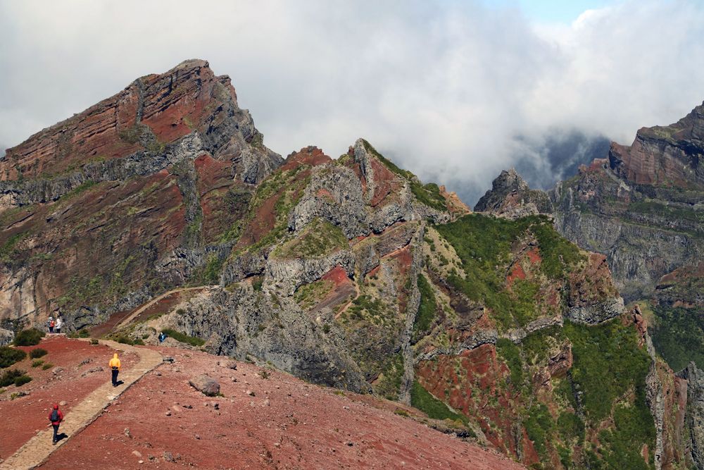 Farbige Bergwelt