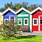 Farbige Helgolandhäuser