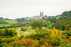 farbige Herbststimmung am Kloster Banz