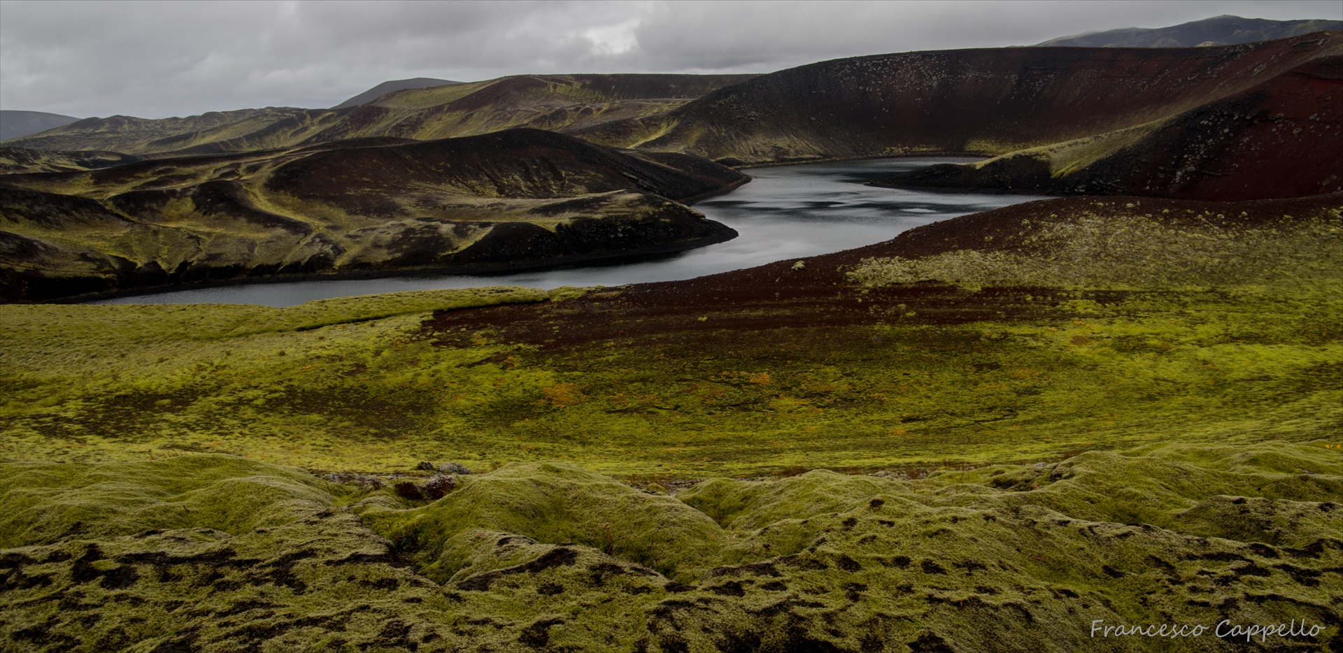 farbige Landschaft im südlichen Hochland